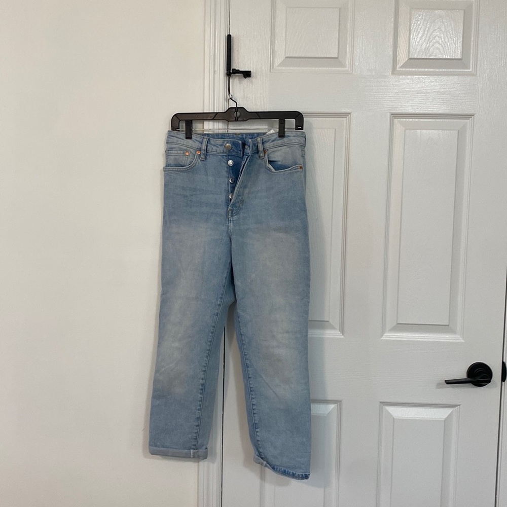 & Denim Mom Jeans Ultra High Waist